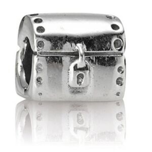 Pandora Retired Sterling Silver Treasure Chest Bead - 790425